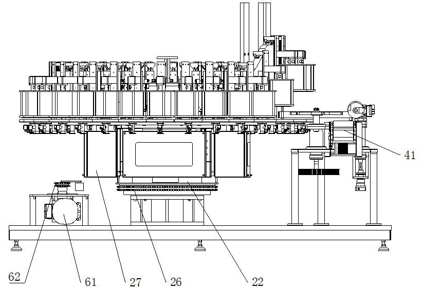 A high-speed vacuum filling and protective gas device