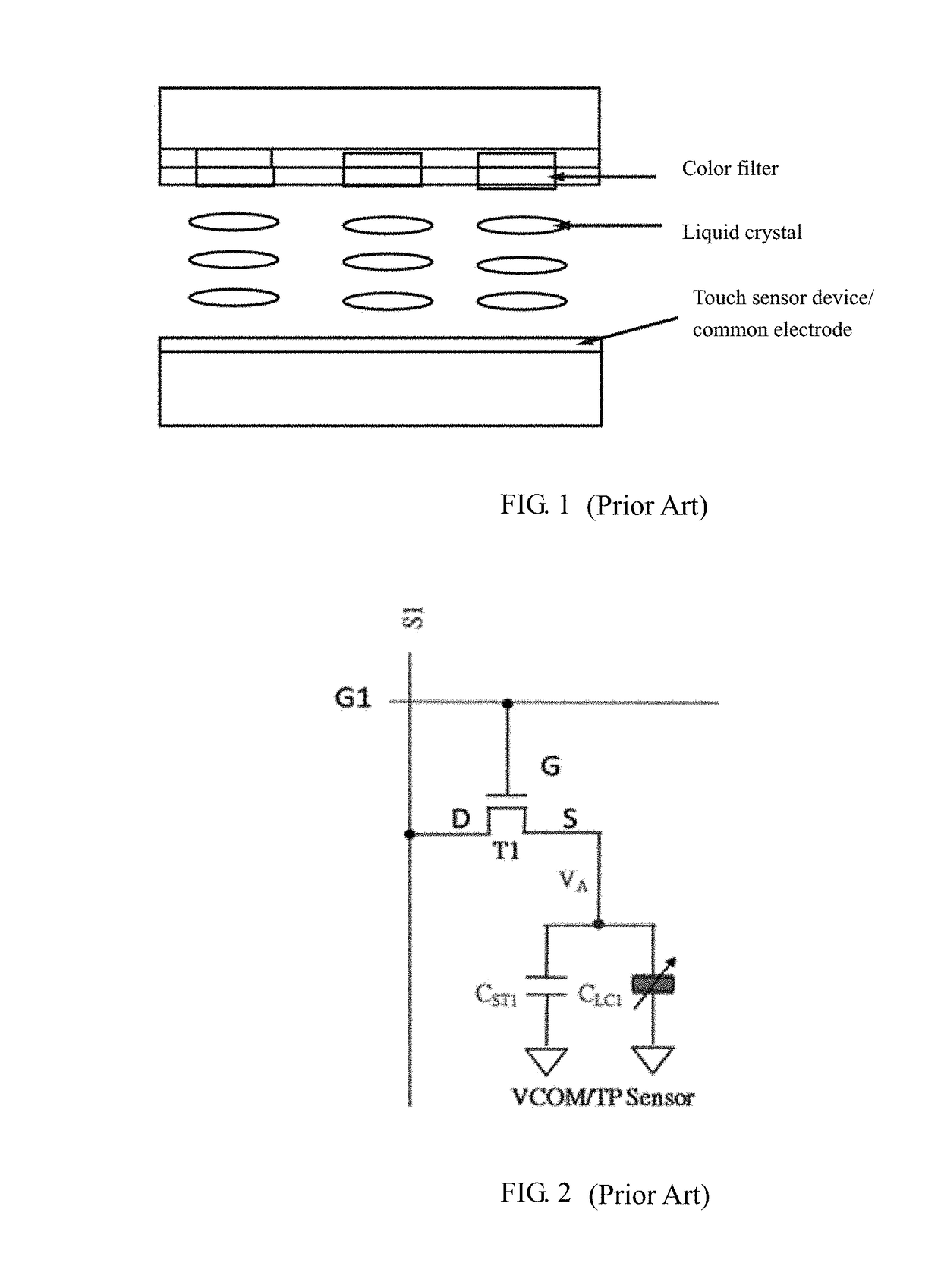 Full-in-cell touch screen panel and a mobile device