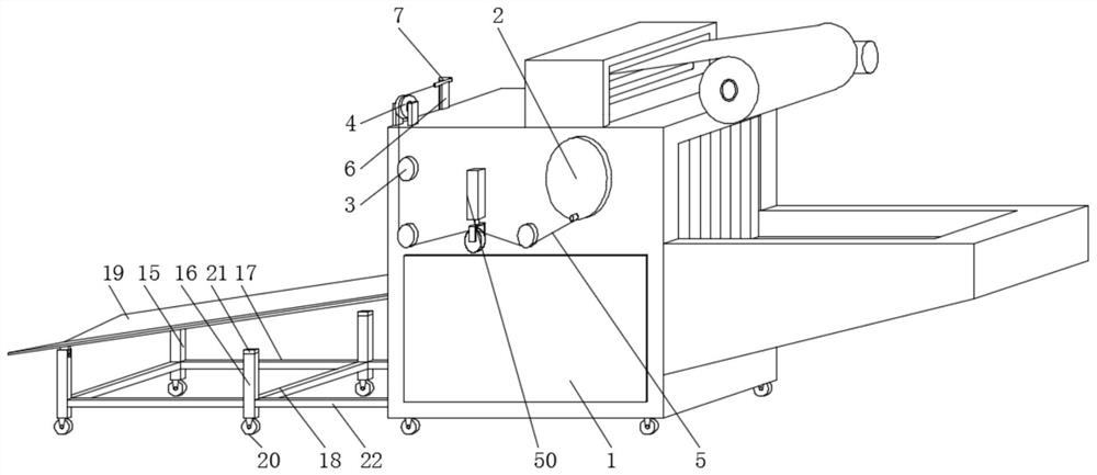 Pneumatic controllable adjusting packaging equipment