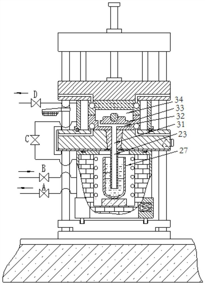 A semi-continuous anti-gravity pouring method for an aluminum alloy automobile frame