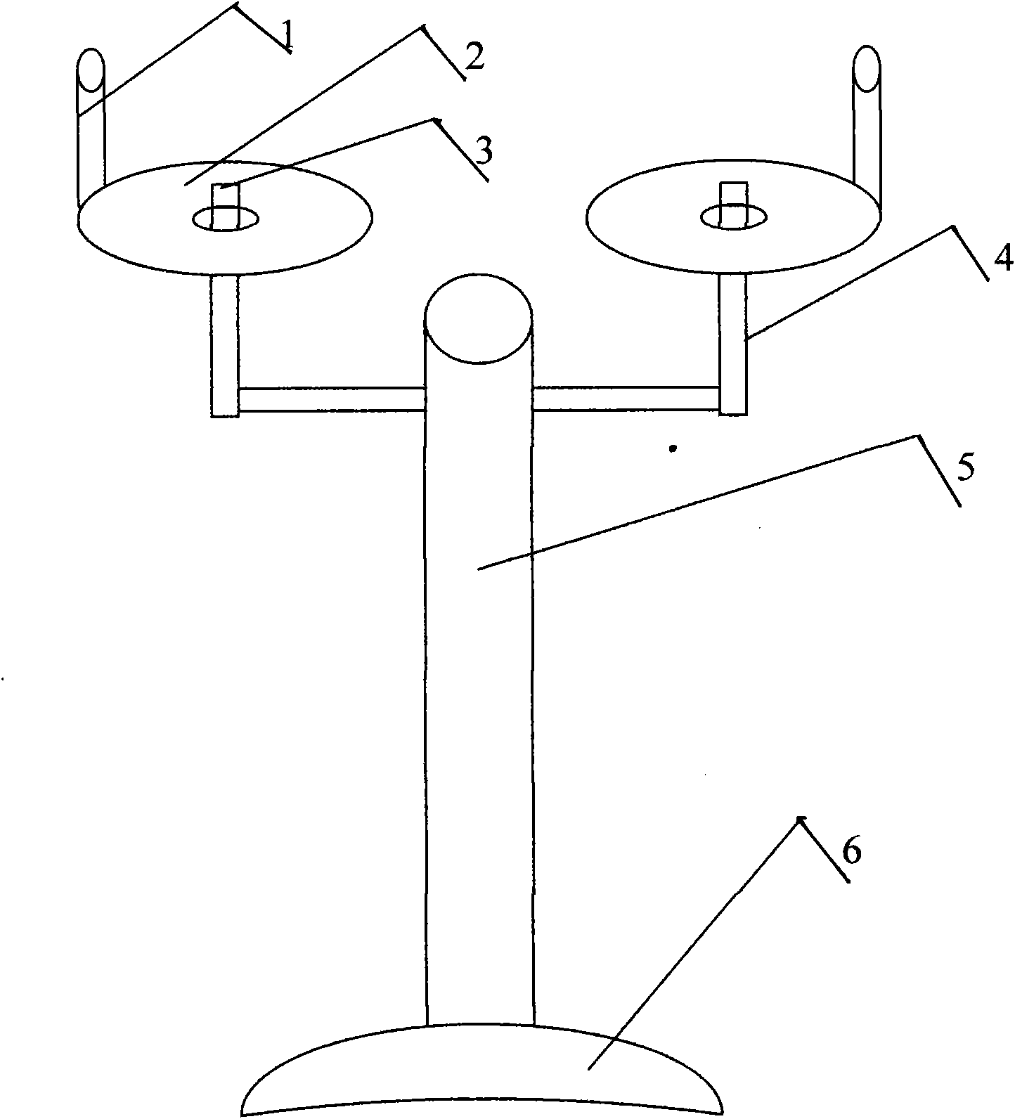 Two-way arm exercising disc