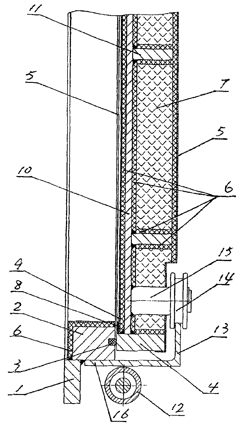 Hydraulic sliding type watertight door for ship