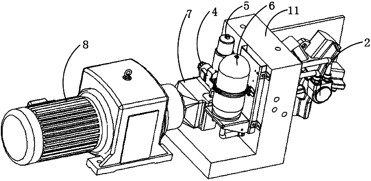 Gyrating type electro-hydraulic driver and control method