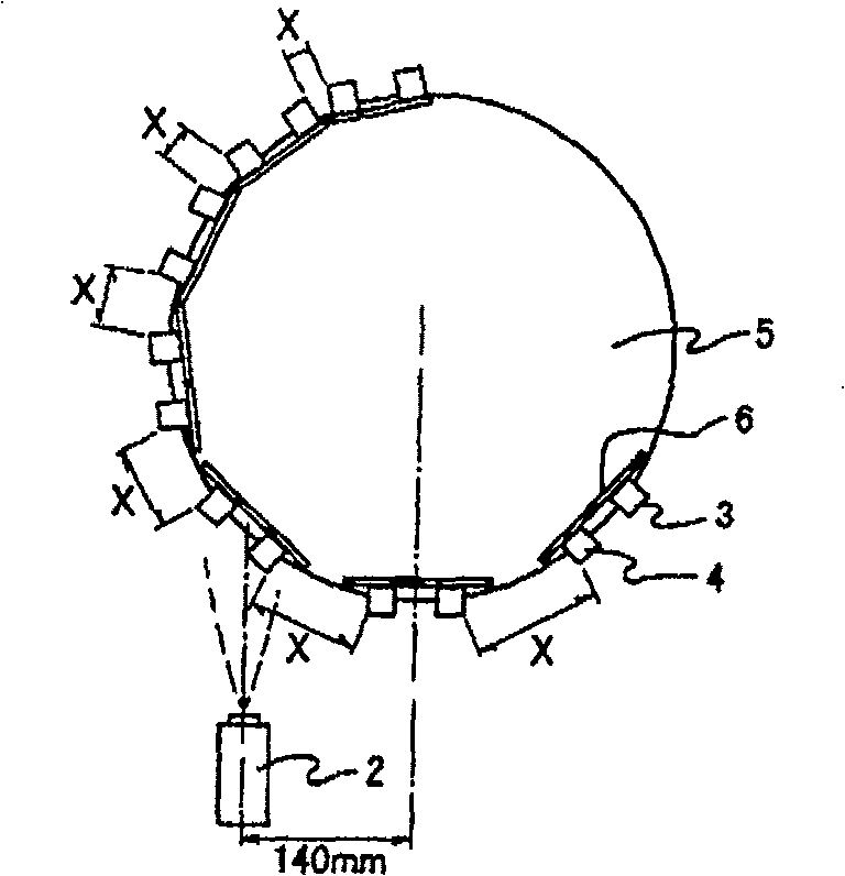 Automatic rotary coating method and coating apparatus