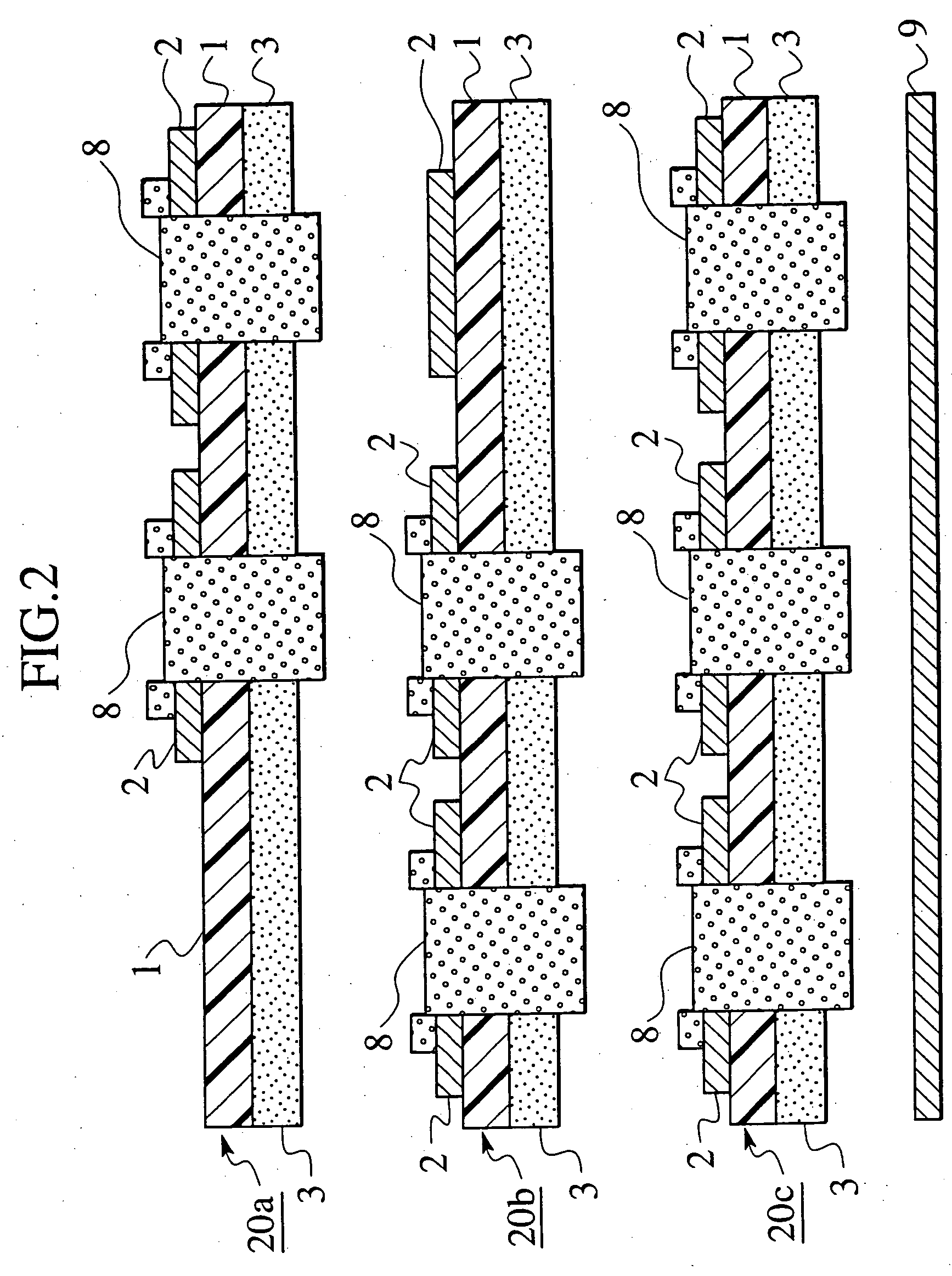 Multilayer wiring board assembly, multilayer wiring board assembly component and method of manufacture thereof