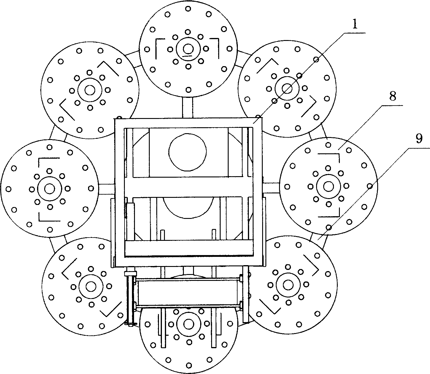 Full automatic technique of graded deferrization, and equipment