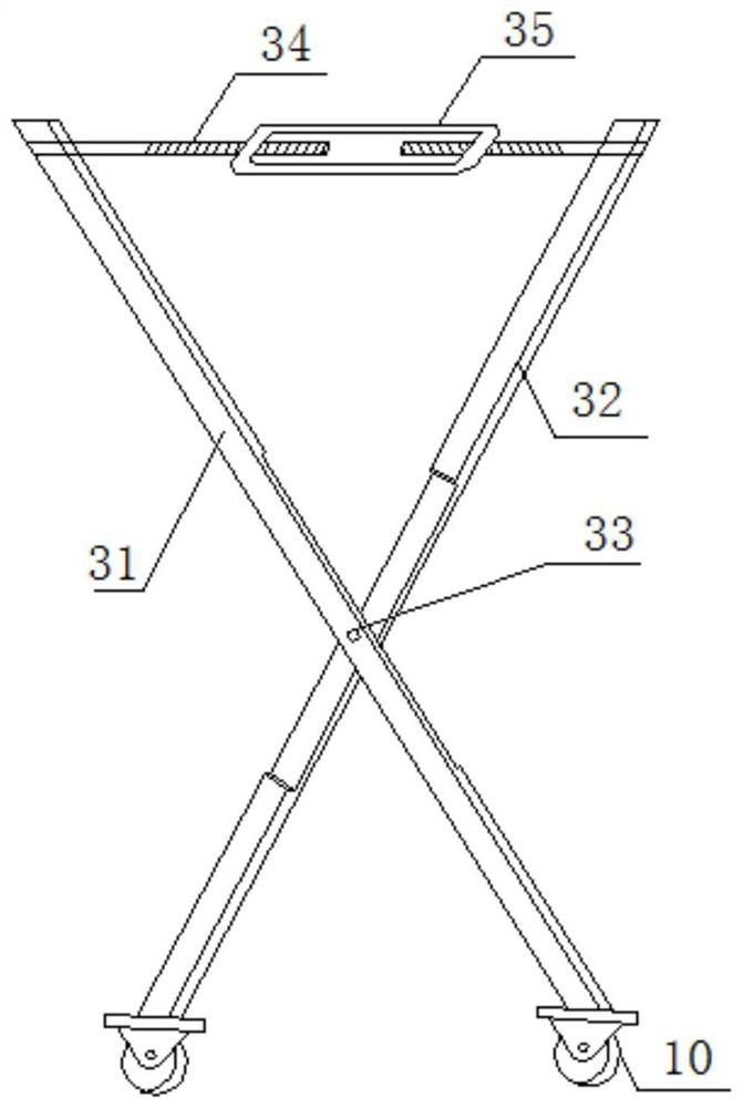 A bridge cast-in-place concrete anti-collision guardrail formwork construction device and construction method