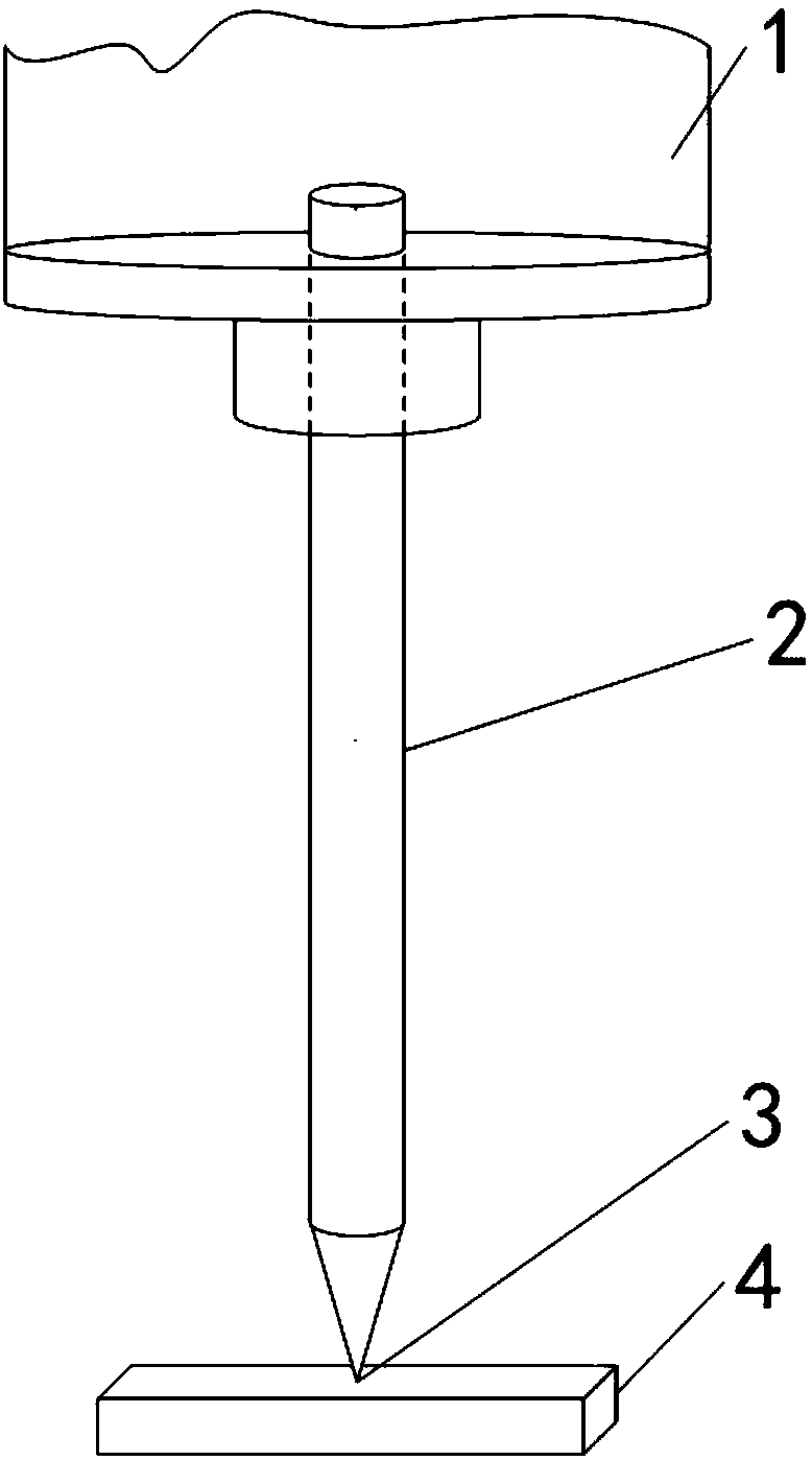 Non-contact type robot laser welding teaching method