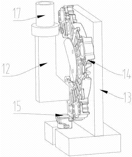 Rectifier B and screw rod pressing clamp