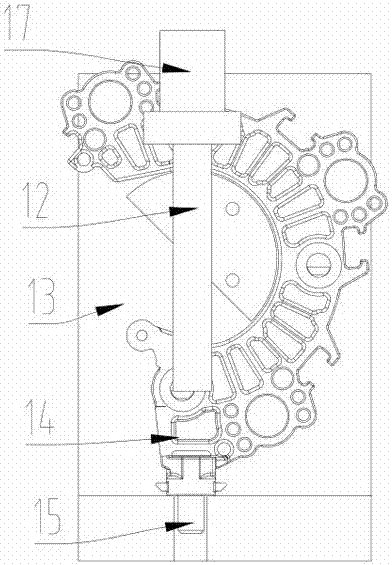 Rectifier B and screw rod pressing clamp