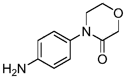 Preparation method of 4-(4-amino phenyl)-3-morpholone and intermediate of 4-(4-amino phenyl)-3-morpholone