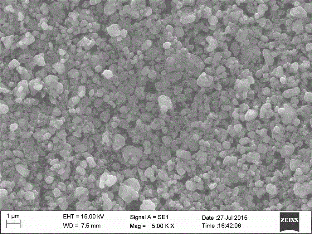 Preparation method of lithium ion battery positive pole size