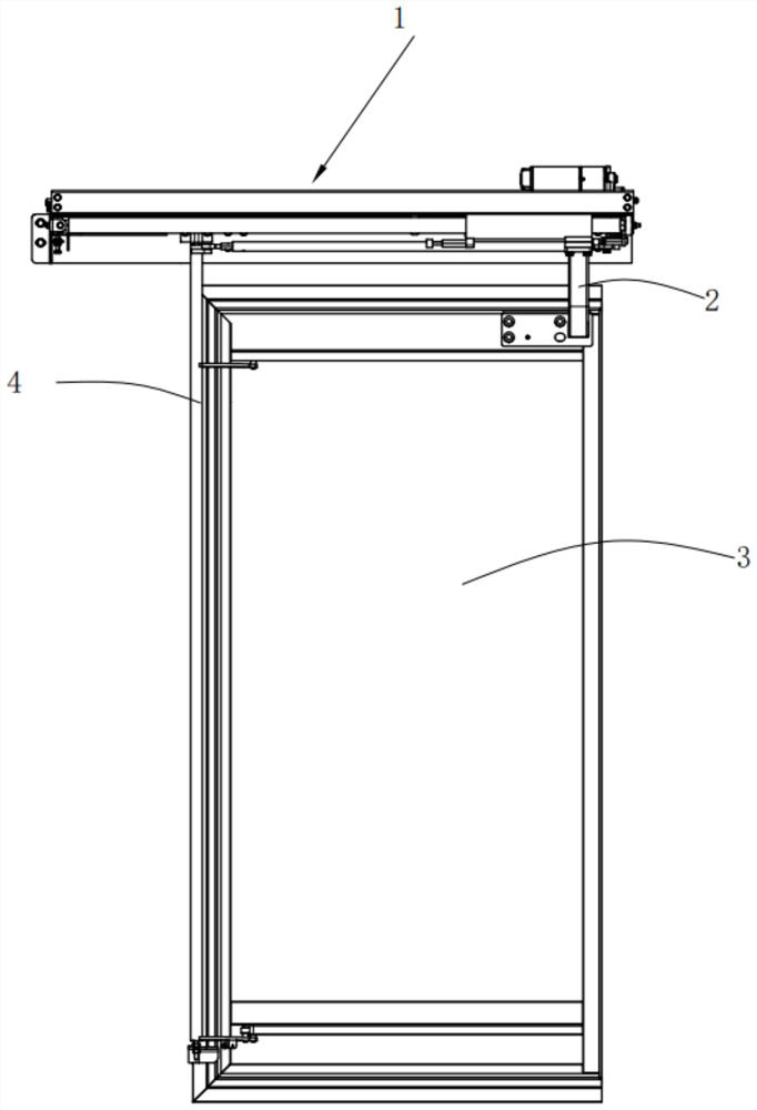 Single sliding plug door device