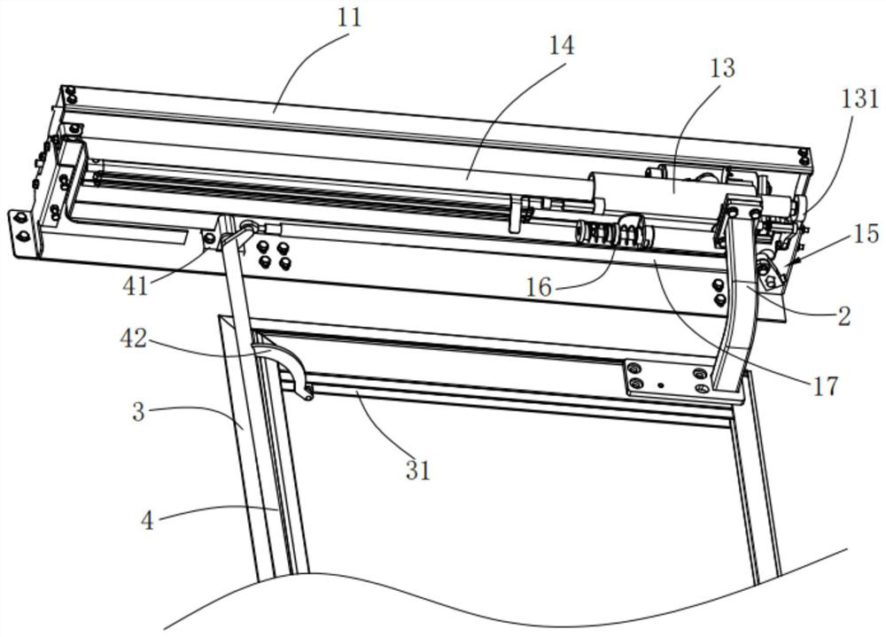 Single sliding plug door device