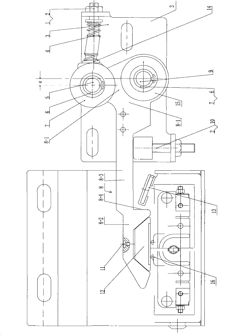 Elevator door lock device