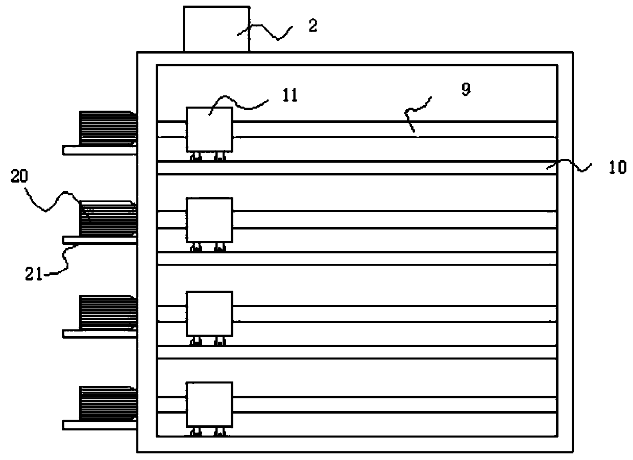 Efficient drying device for agricultural processing