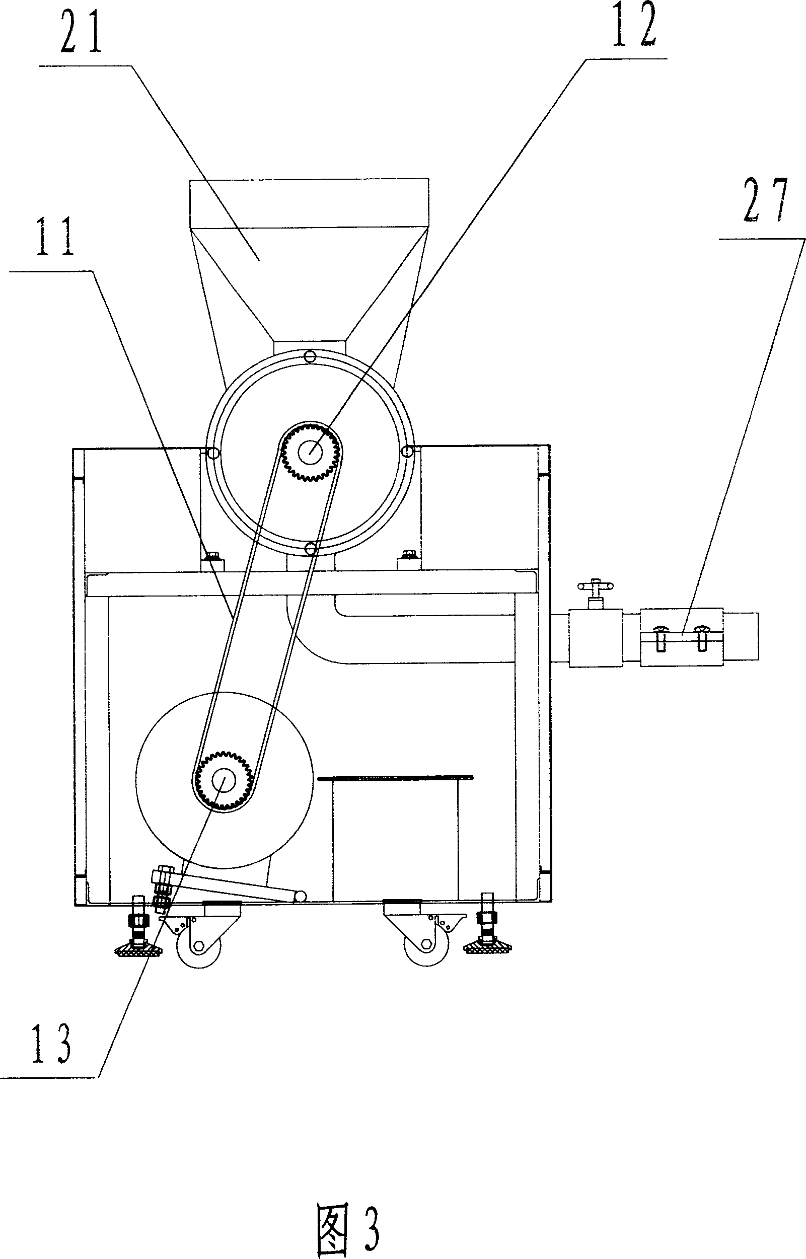 Microwave counter current continuous extraction apparatus