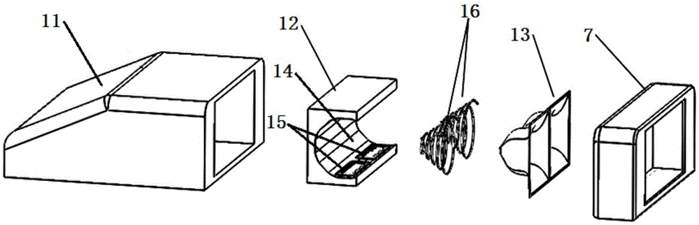 Semi-open nuclear magnetic resonance imaging system and application thereof in mammary gland imaging