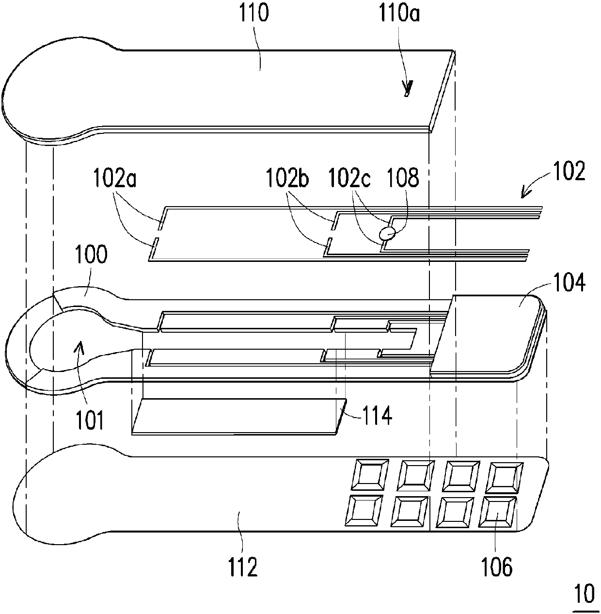 Glucose measuring device and apparatus