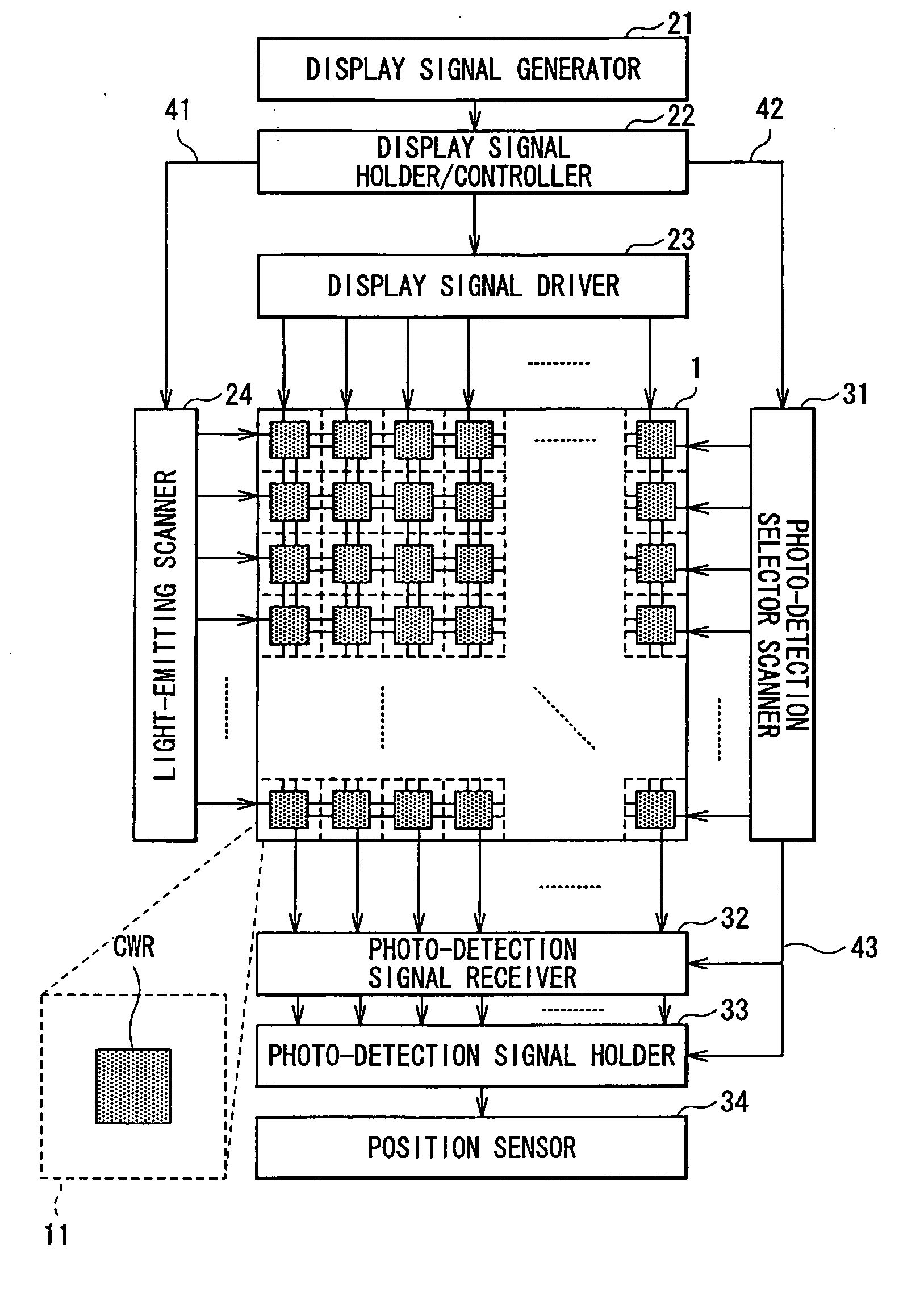 Image display device and method of driving image display device