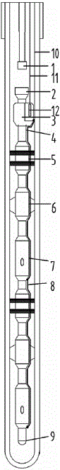 Layered or segmented mining monitoring and control production tubular column