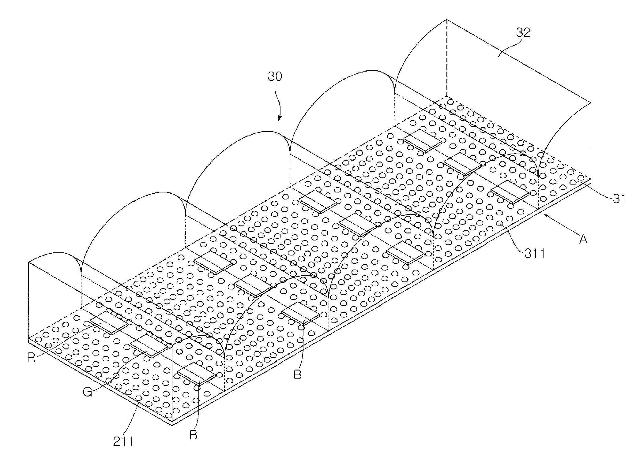 LED package and backlight assembly for LCD comprising the same