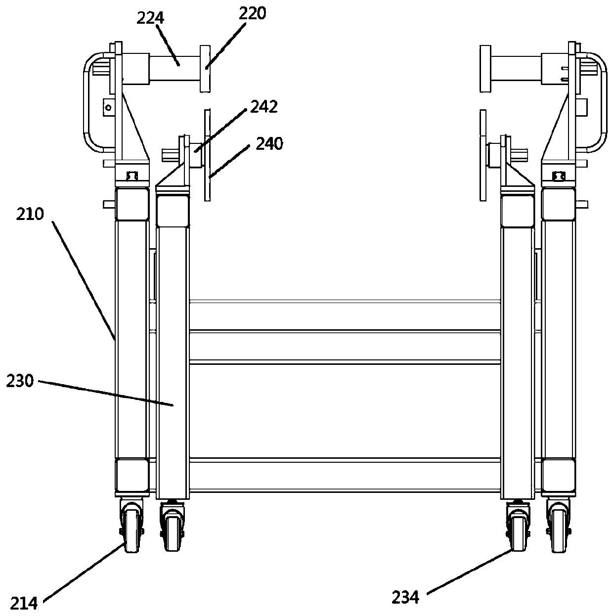 Die head disassembly and assembly auxiliary device and disassembling method