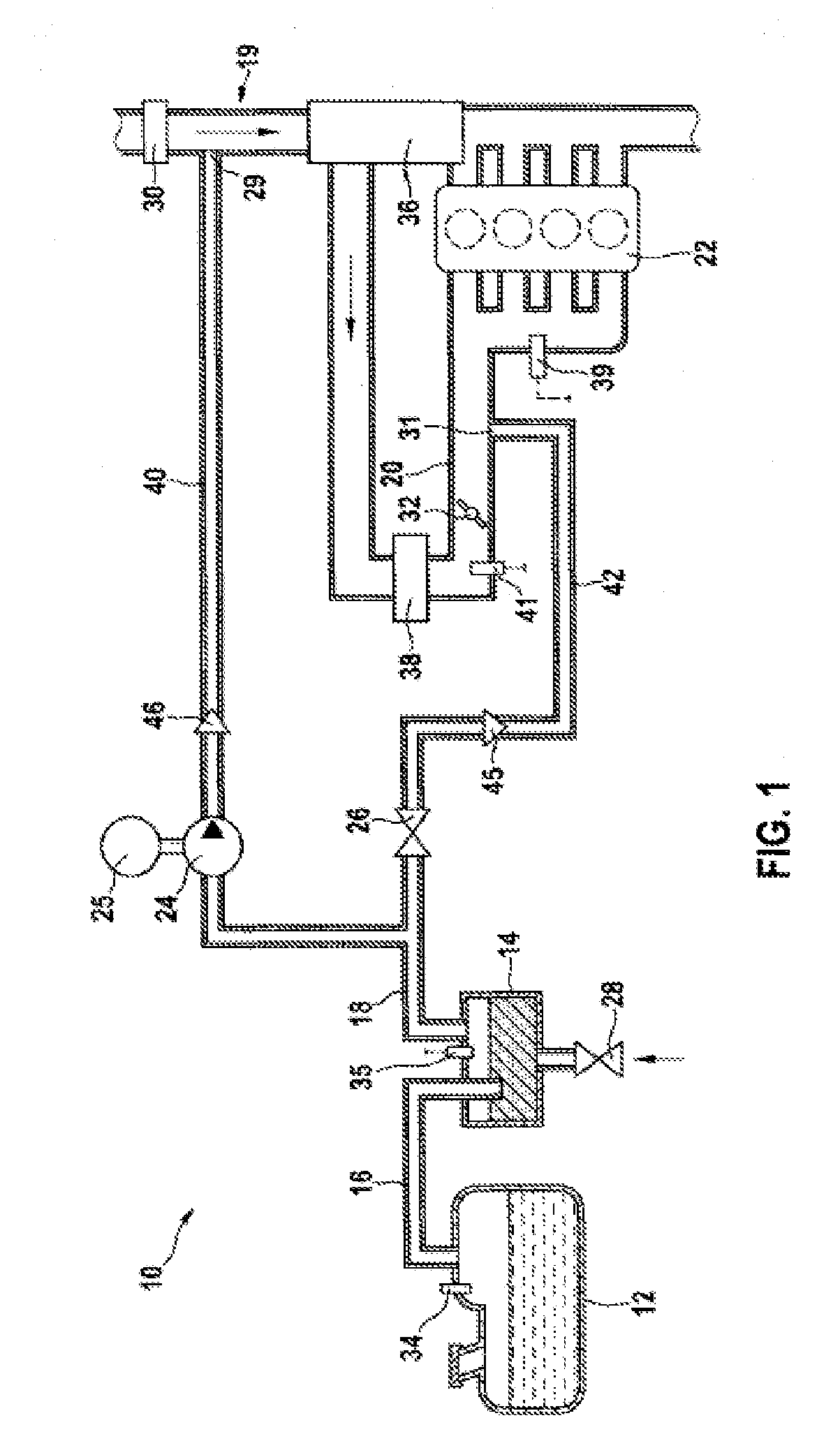 Venting system for a fuel tank