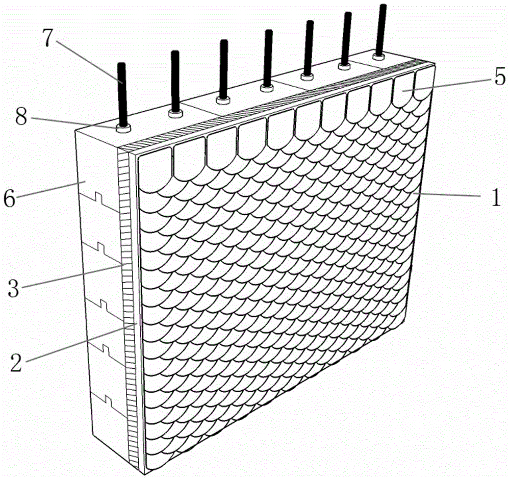 High-performance bionic blast wall