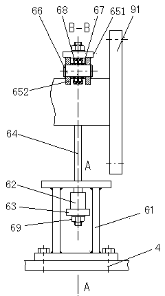 Marine thrust bearing equipment test apparatus