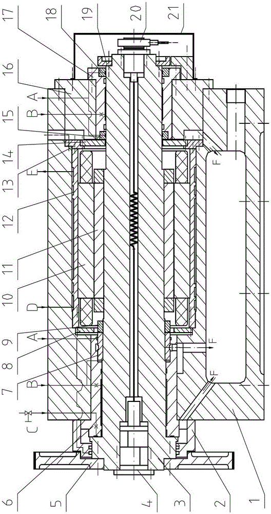 A multifunctional built-in dynamic and static piezoelectric spindle for high-efficiency high-speed precision machine tools