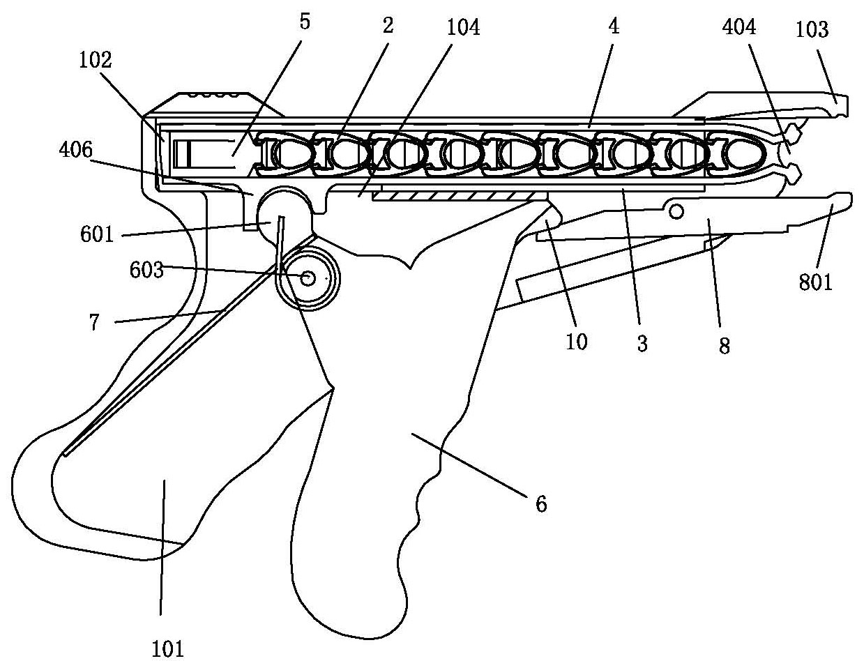 Scalp clip gun