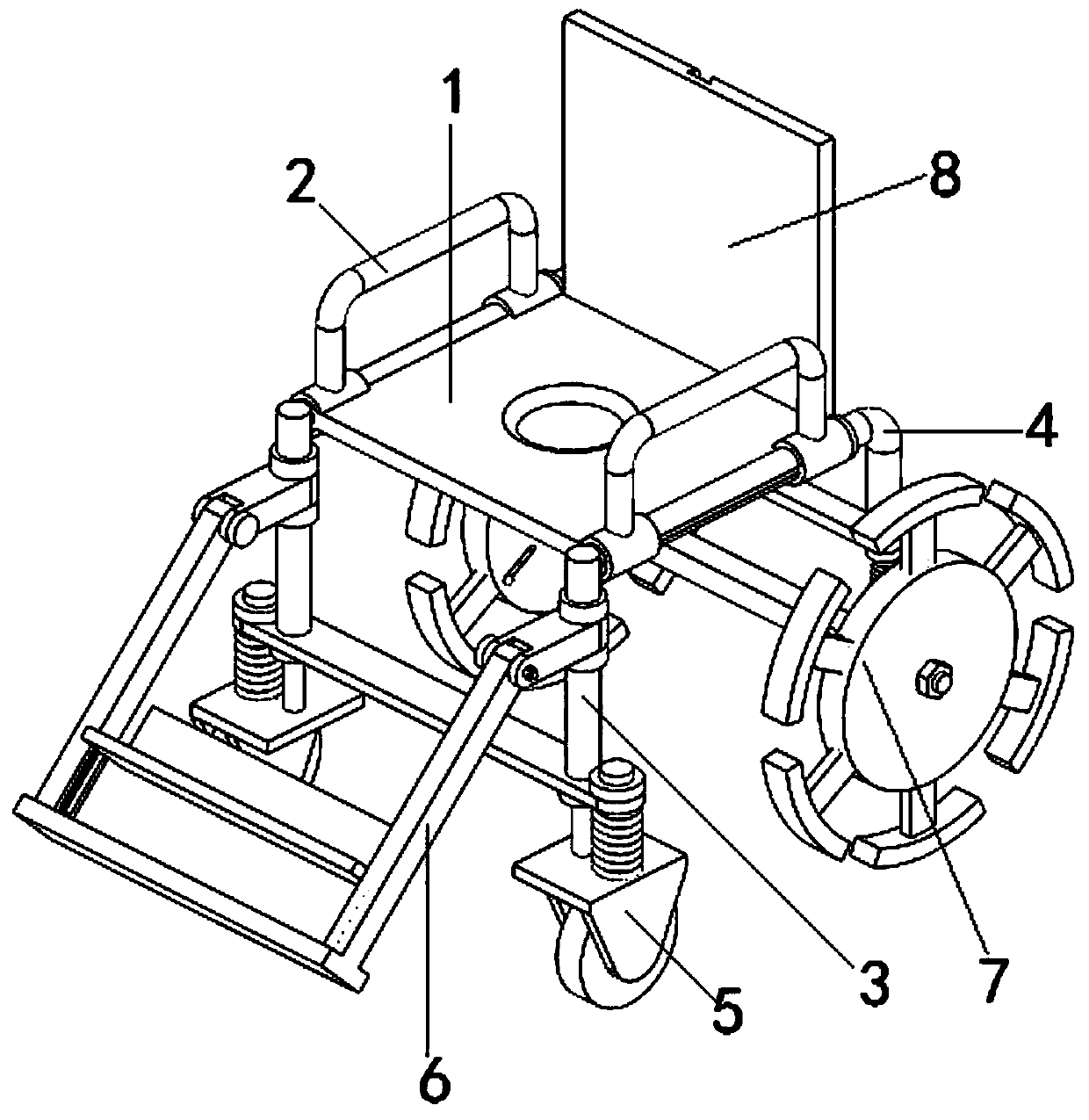 Postoperative rehabilitation monitoring management device for obstetrics department