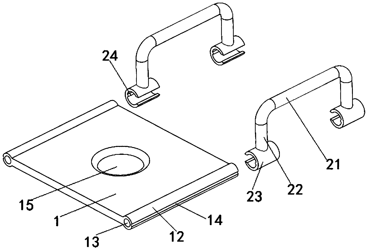 Postoperative rehabilitation monitoring management device for obstetrics department