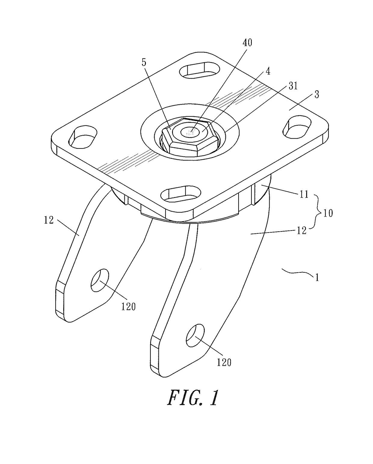 Caster structure