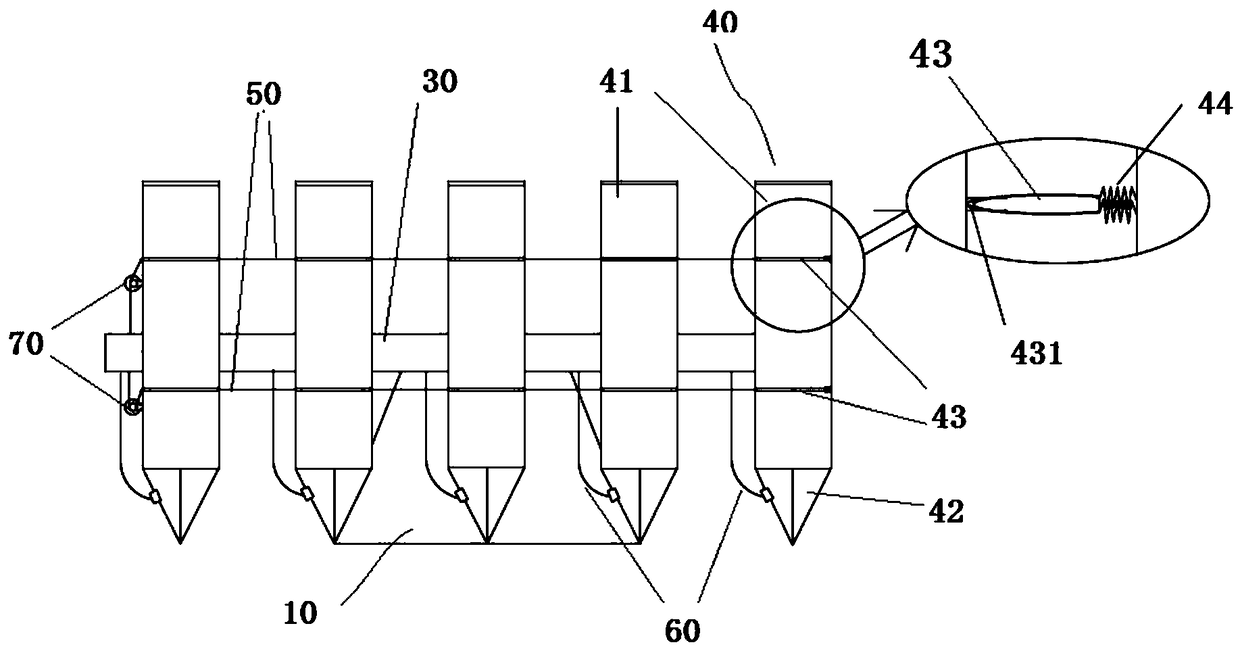 Mechanized submerged macrophyte planting device