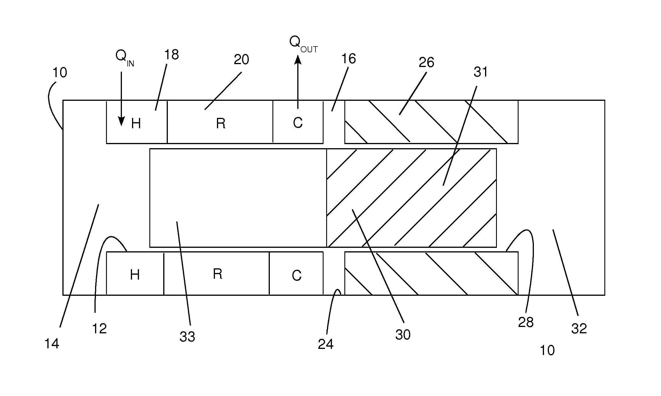 Two piston, concentric cylinder, alpha free piston Stirling machine