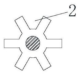 Special optical fiber guide mold for skeleton groove optical cable