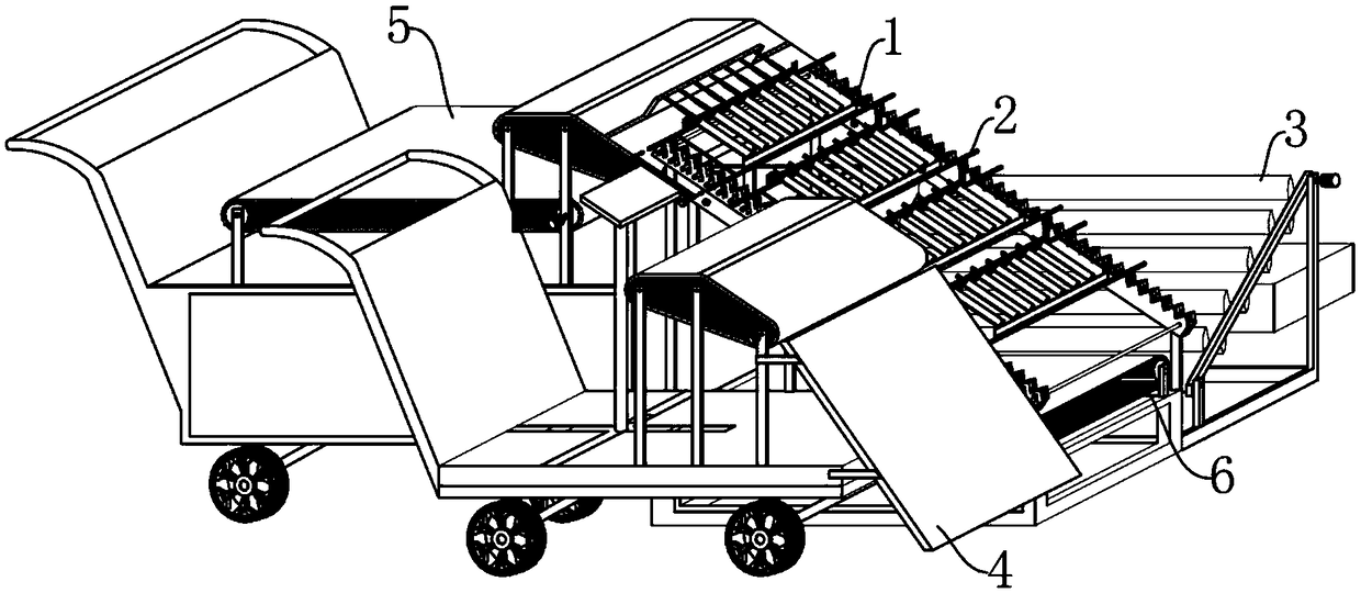 Mushroom planting picking automatic integrated machine