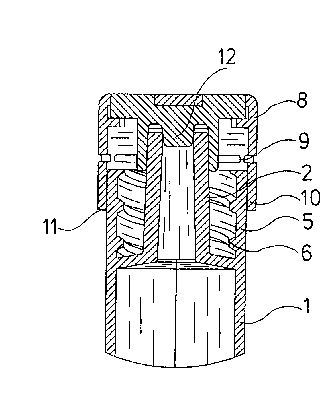 Tamper-evident closure for a syringe