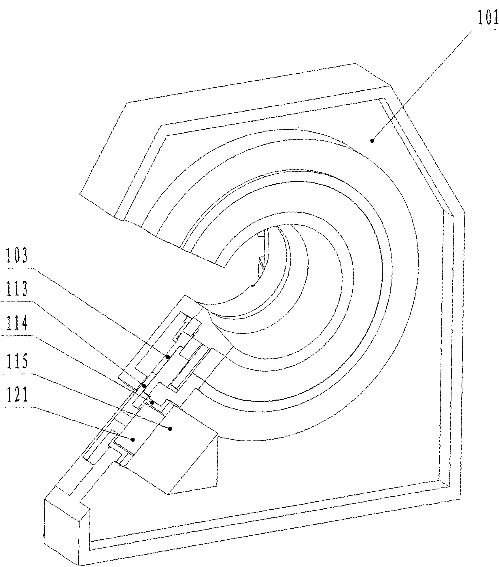 Groove pipe cutting all-in-one machine