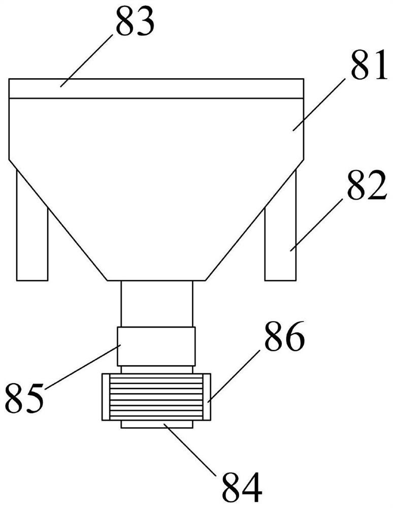 Anchoring ditch tamping device with filling function