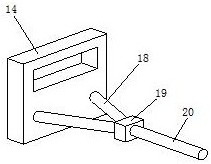 Glassware rotating support for laboratory analysis