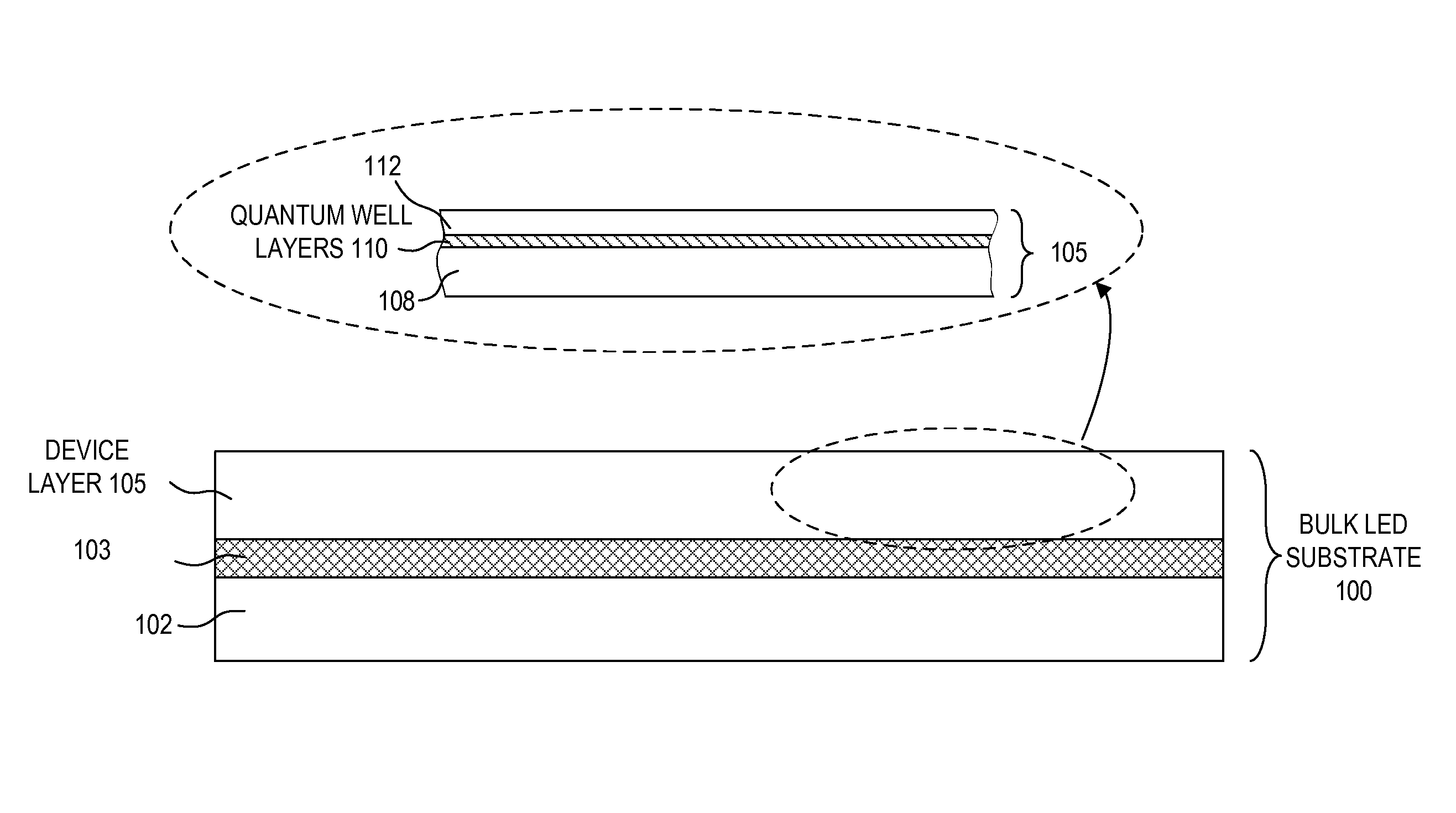 Micro device with stabilization post