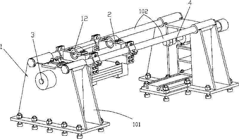 Impact test bed of magneto-rheological damper and impact test device