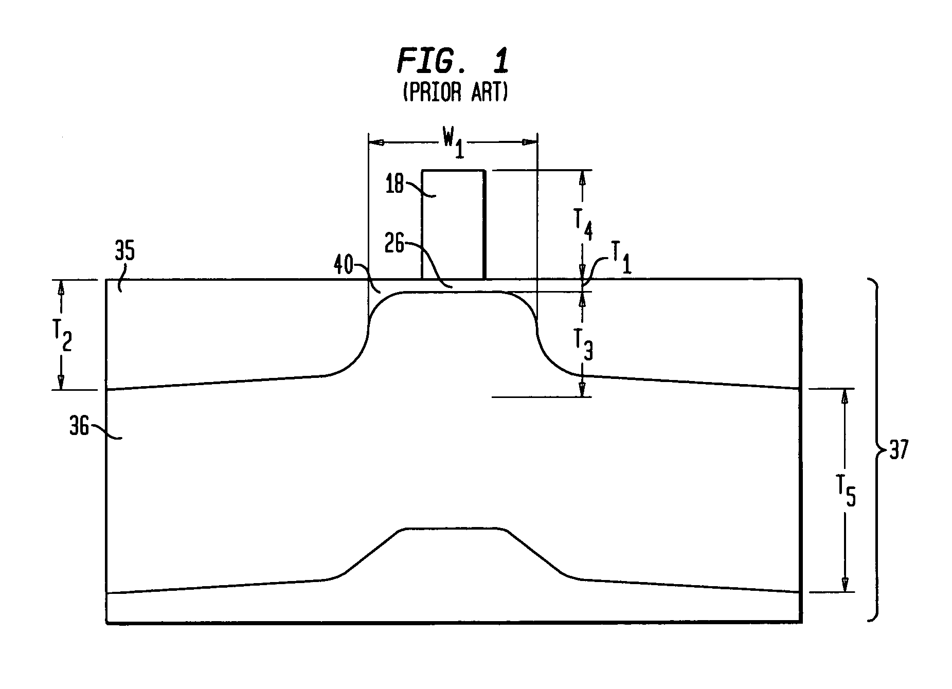 Ultra-thin Si channel MOSFET using a self-aligned oxygen implant and damascene technique