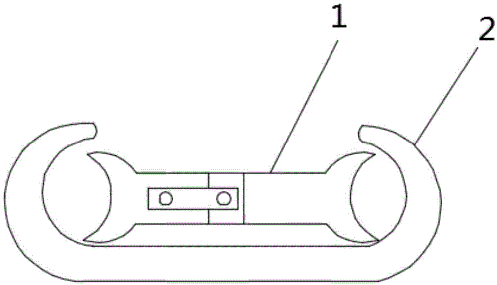 Screwless C type wire clamp