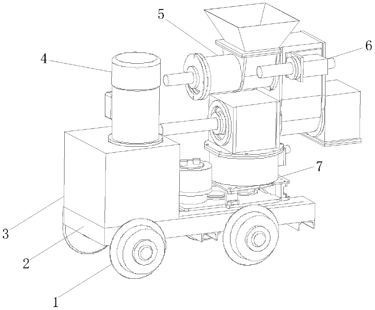 Long-distance concrete sprayer