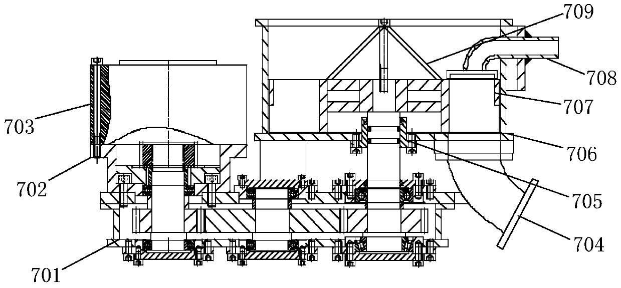 Long-distance concrete sprayer