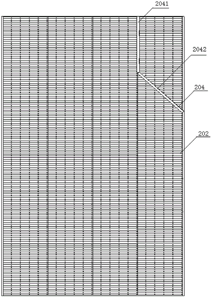 Air guides, sieve panels with air guides and cleaners